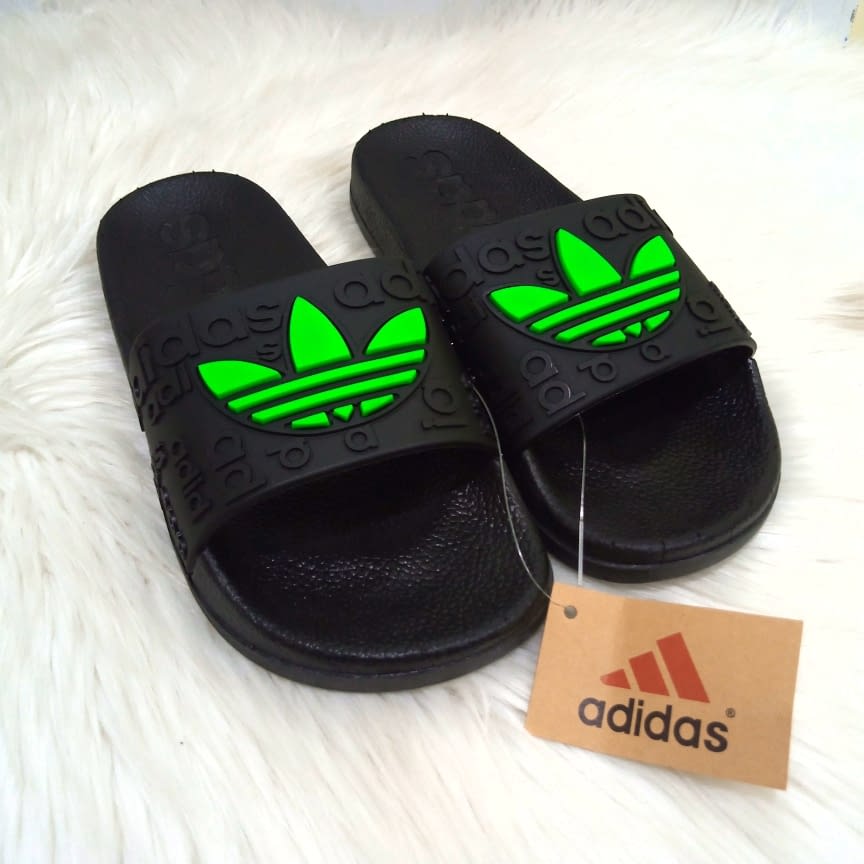 ADIDAS SLIDES ” NEON “ – Oh Shoe